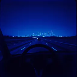 Nacht fährt