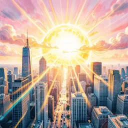 Le soleil donne la joie