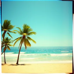 Sur le bord de la plage