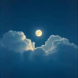 Sur mon nuage ce soir