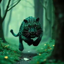 Jolly green cat.