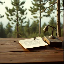 Letters in the Pines (for my husband)