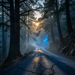 Wildlife blue lights