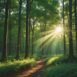Keindahan Green Forest