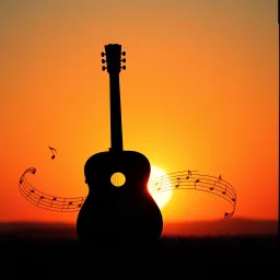 Gittaren Sonnenuntergang