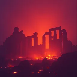 Where the ruins glow