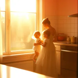 Her, The Kids, And Jesus