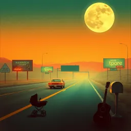 Same moon, different roads.