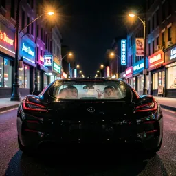 Under the street lights