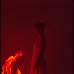 Lady in red 