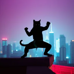 KUNG FU MASTER ONYX THE CAT