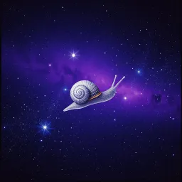Galactic Trails of the Snail