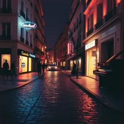 Éclair dans la nuit