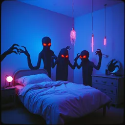 Demons in the Blue Light