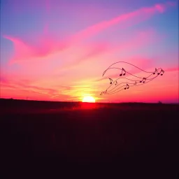 Sunset Dreams in the Meadow