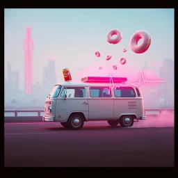 Over a donut