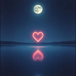La luna brilla como nunca