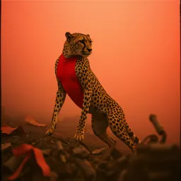 Red spandex devil