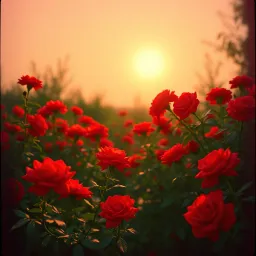 Jardinero de rosas Rojas