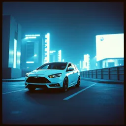Con el Focus blanco