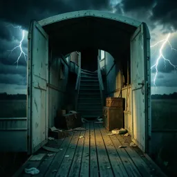 THE ATTIC IN THE TRAILER