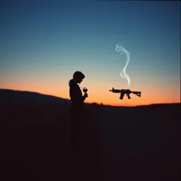 Loaded gun