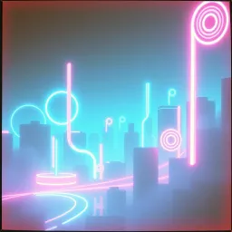 We are lost in the neon light