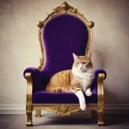 Majestätische Katze