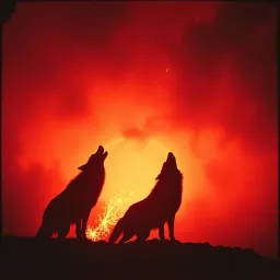 Wolves Beneath the Furnace Sky