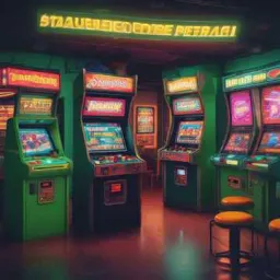 1980s neon green