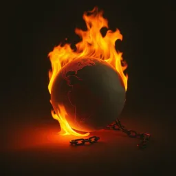World on fire