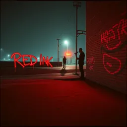 Red Ink On The Asphalt
