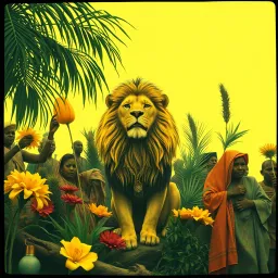 Revolutionist lion of Africa