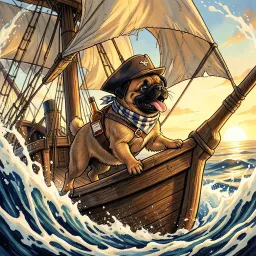 Pirate Pugs and Rum