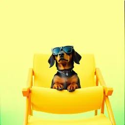 Mein Dackel, der Boss