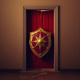 Closed door