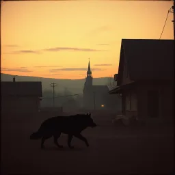 Le chien noir