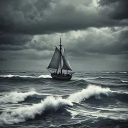 Sturm auf der See