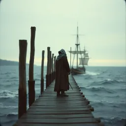 The Widow at the Harbor Wall