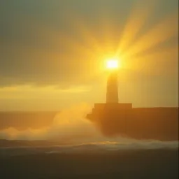 Guided by his light