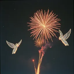 Angel in the Fireworks