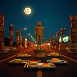 Wood figure