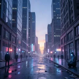 Title: Hyper-Real Ghost Towns