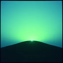 My sight was wrong,           Emerald sky