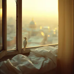 Little white bird