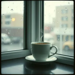 Coffee and rain