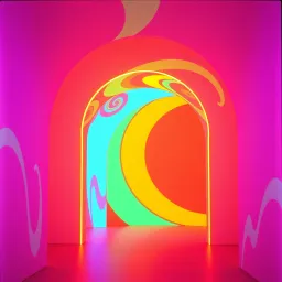 The entrance