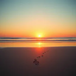The beach