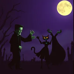 Batman, Wolfman, Frankenstein or Dracula (Cover)