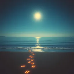 Footprints in the Sea